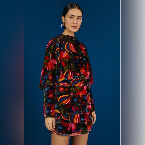 Farm Rio Pattern Dress - Picture 1 of 4